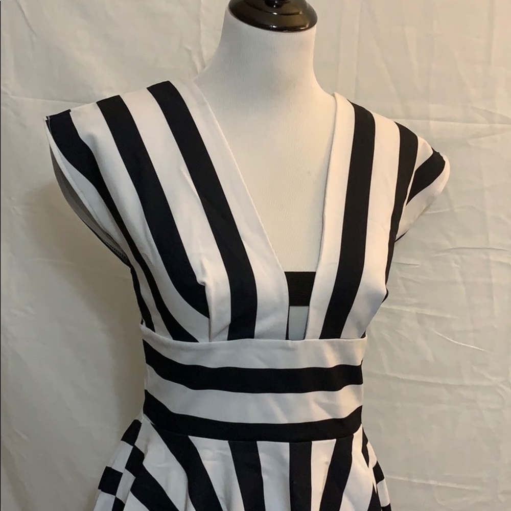 Stripe mini dress